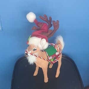 Annalee Candy Cane Reindeer